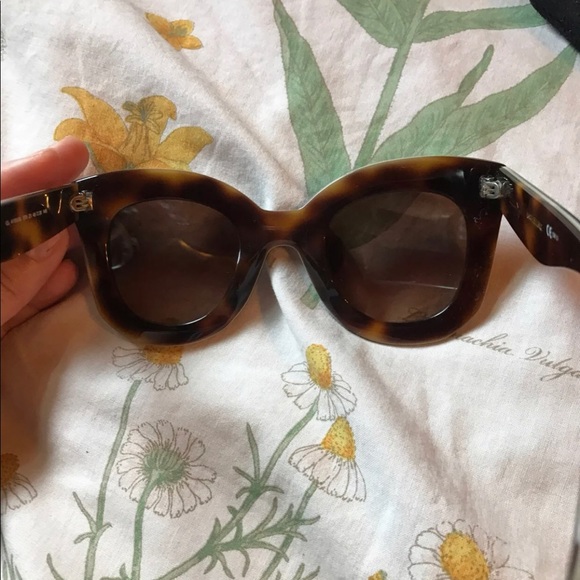 Celine 41093/S Blue and Tortoise Sunglasses - Picture 6 of 9